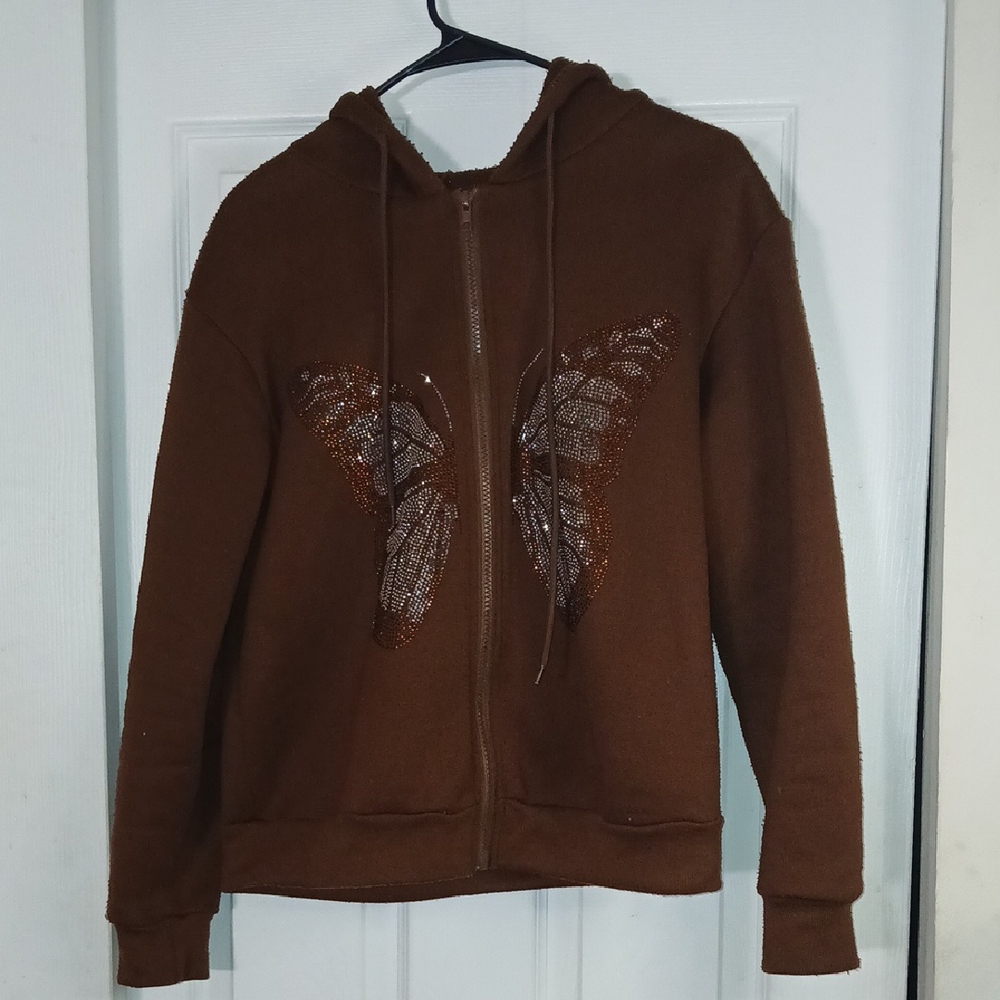 SHEIN Cozy Brown Jacket